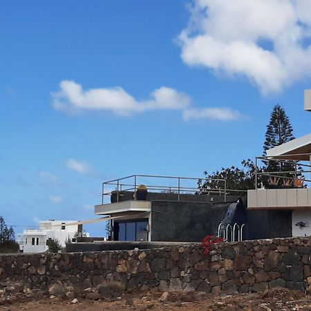 Ferienwohnung Meerblick Und Naehe Feuerberge Mit Eigenem Beheizten Pool Las Breñas Exterior foto