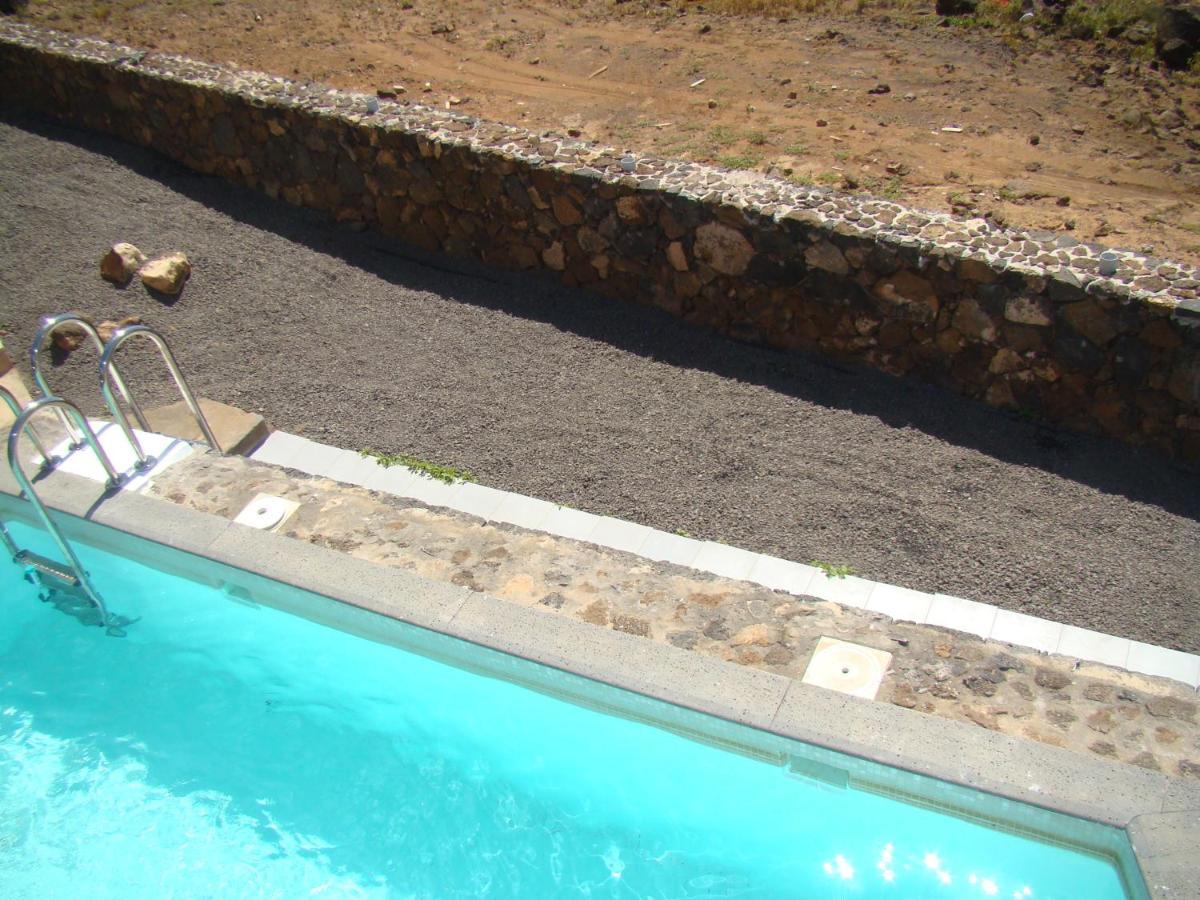 Ferienwohnung Meerblick Und Naehe Feuerberge Mit Eigenem Beheizten Pool Las Breñas Exterior foto
